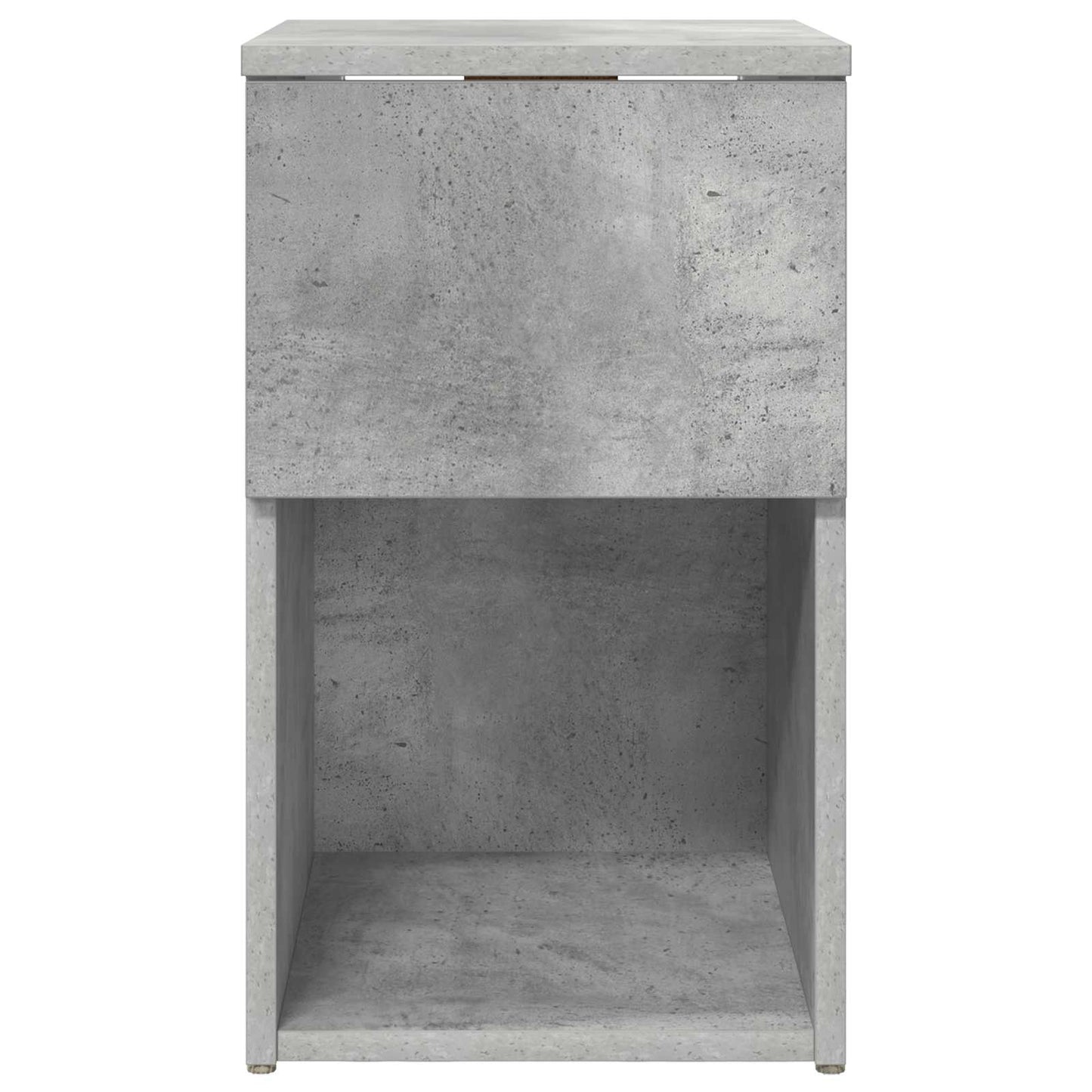 Sengeskap 2 pcs Betonggrå 29 x 31,5 x 49 cm Konstruert tre