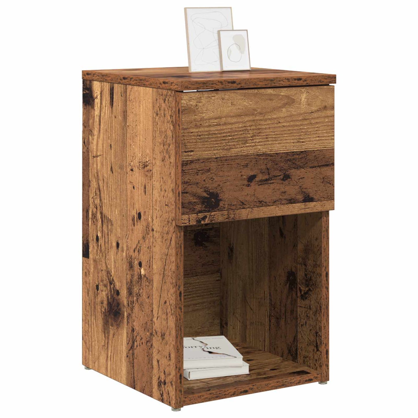 Sengeskap Gammelt tre 29 x 31,5 x 49 cm Konstruert tre