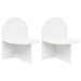 Nattbord 2 pcs Hvit 48 x 49 x 65 cm Konstruert tre
