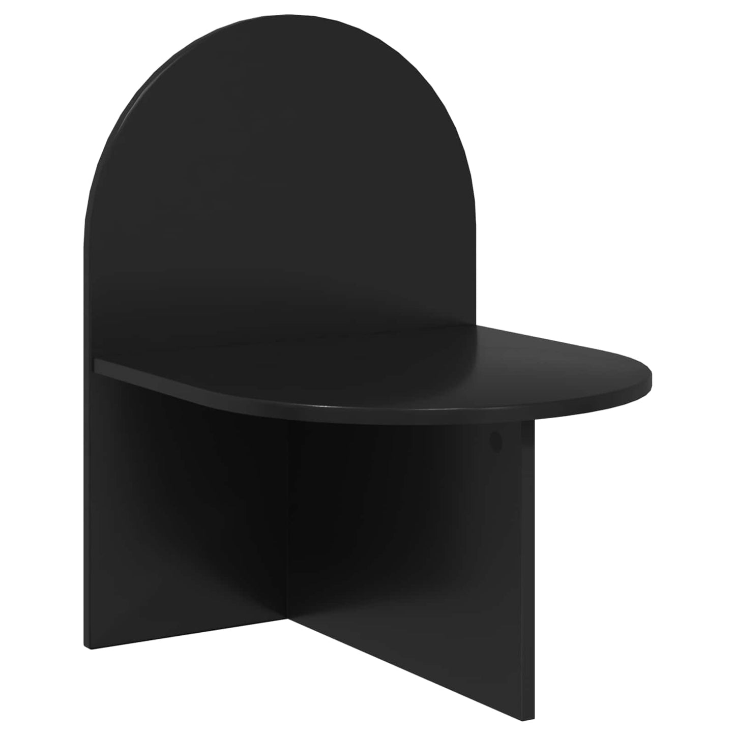 Nattbord 2 pcs Svart eik 48 x 49 x 65 cm Konstruert tre