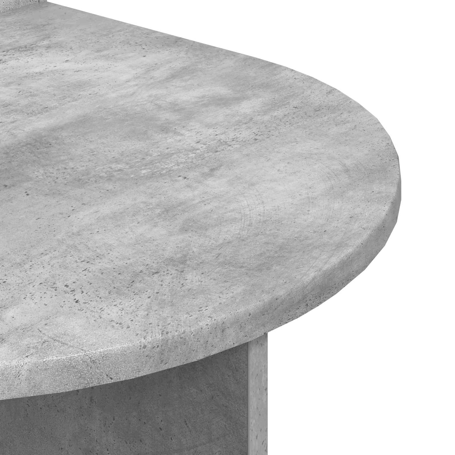 Nattbord 2 pcs Betonggrå 48 x 49 x 65 cm Konstruert tre