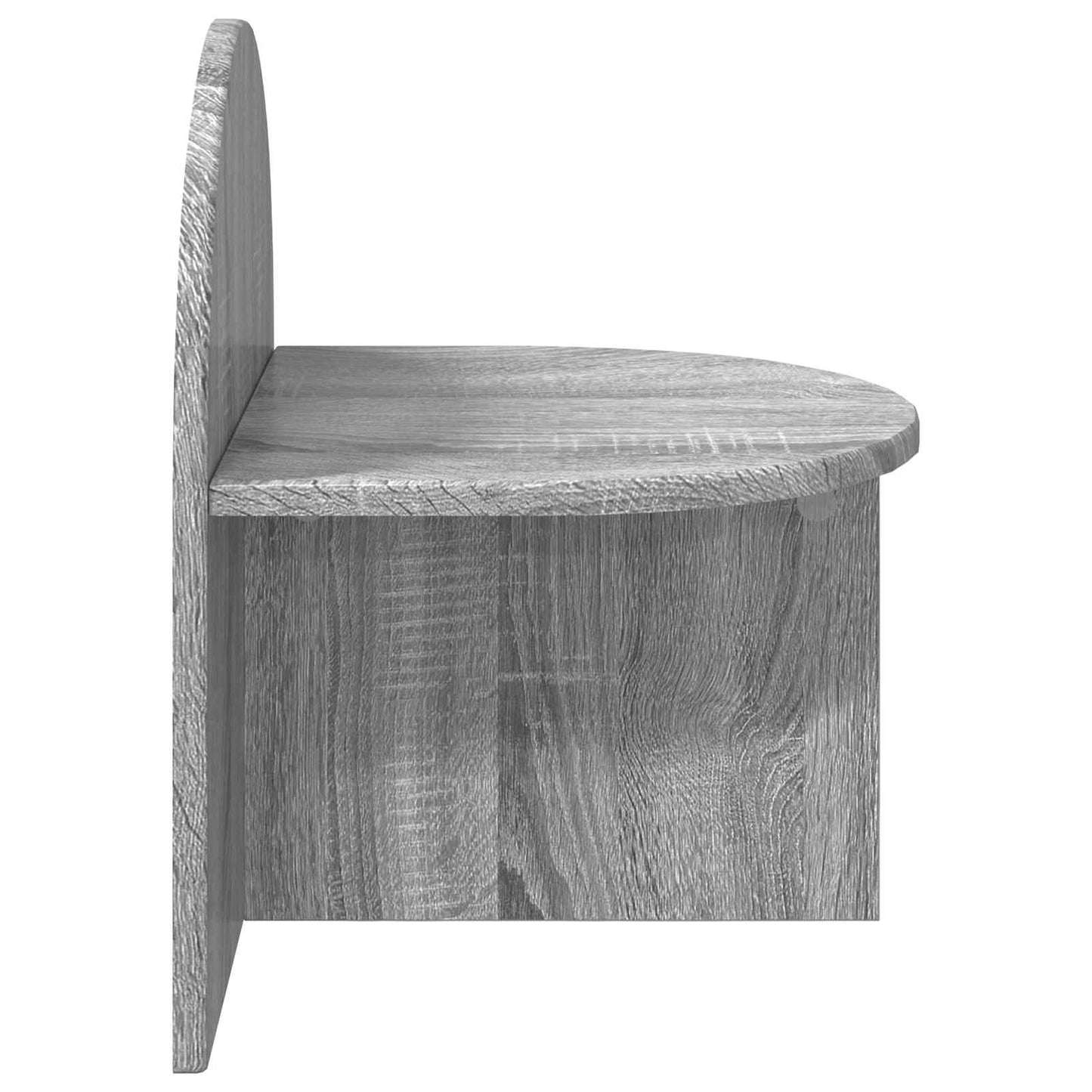 Nattbord 2 pcs Grå sonoma 40 x 35,5 x 45,5 cm Konstruert tre