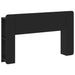 Hodegavlskap Svart 135 x 18,5 x 80 cm Konstruert tre