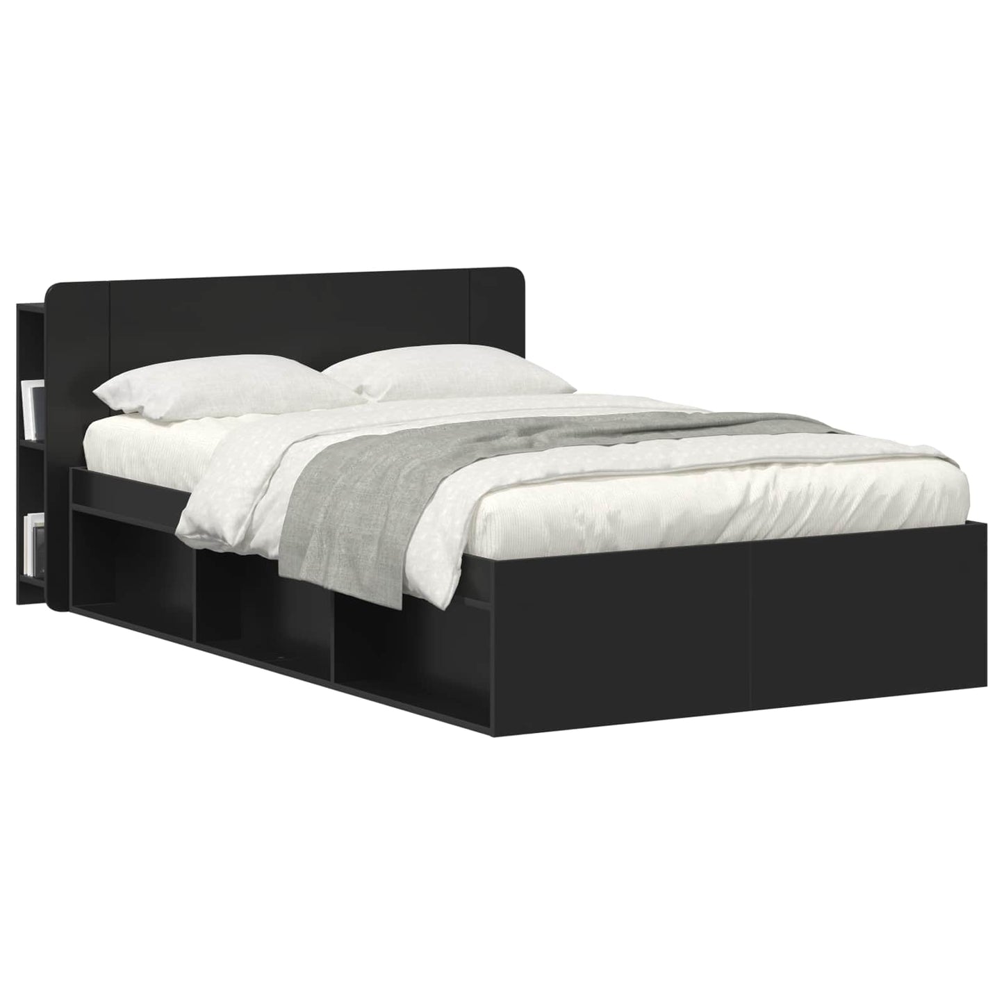 Hodegavlskap Svart 135 x 18,5 x 80 cm Konstruert tre