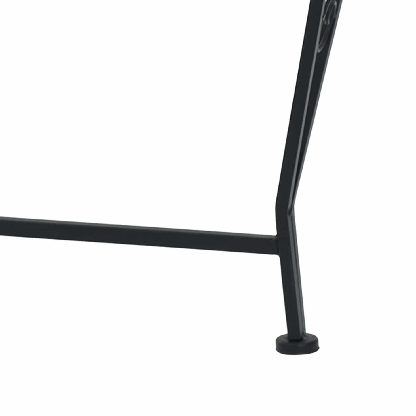 Trebens Ø 160 x 89 cm Stål Svart Rund