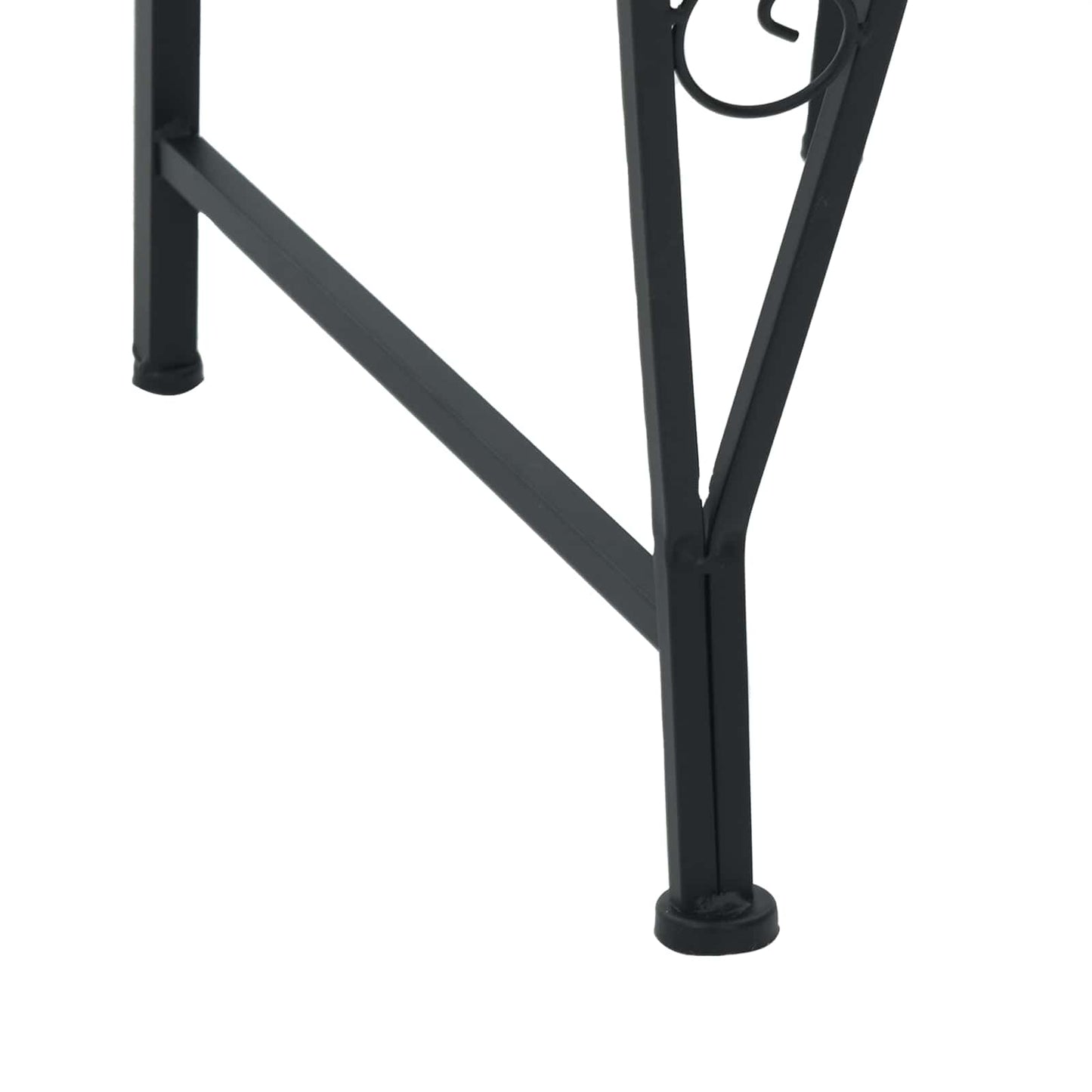 Trebens 4-Antall seter 160 x 80 x 89 cm Stål Svart halvrund