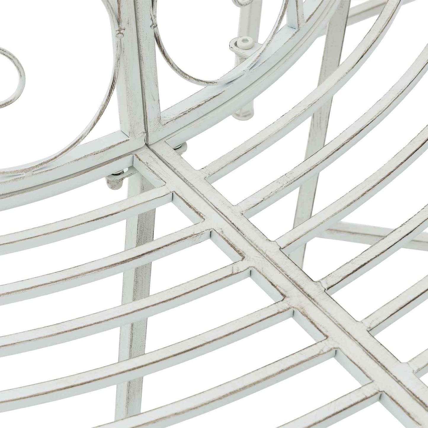 Trebens 4-Antall seter 160 x 80 x 89 cm Stål Antikk hvit