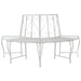 Trebens 4-Antall seter 160 x 80 x 89 cm Stål Antikk hvit