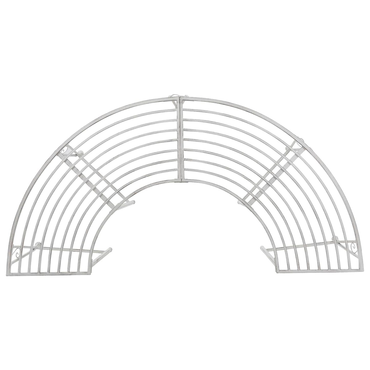 Trebens 4-Antall seter 160 x 80 x 44 cm Stål Antikk hvit