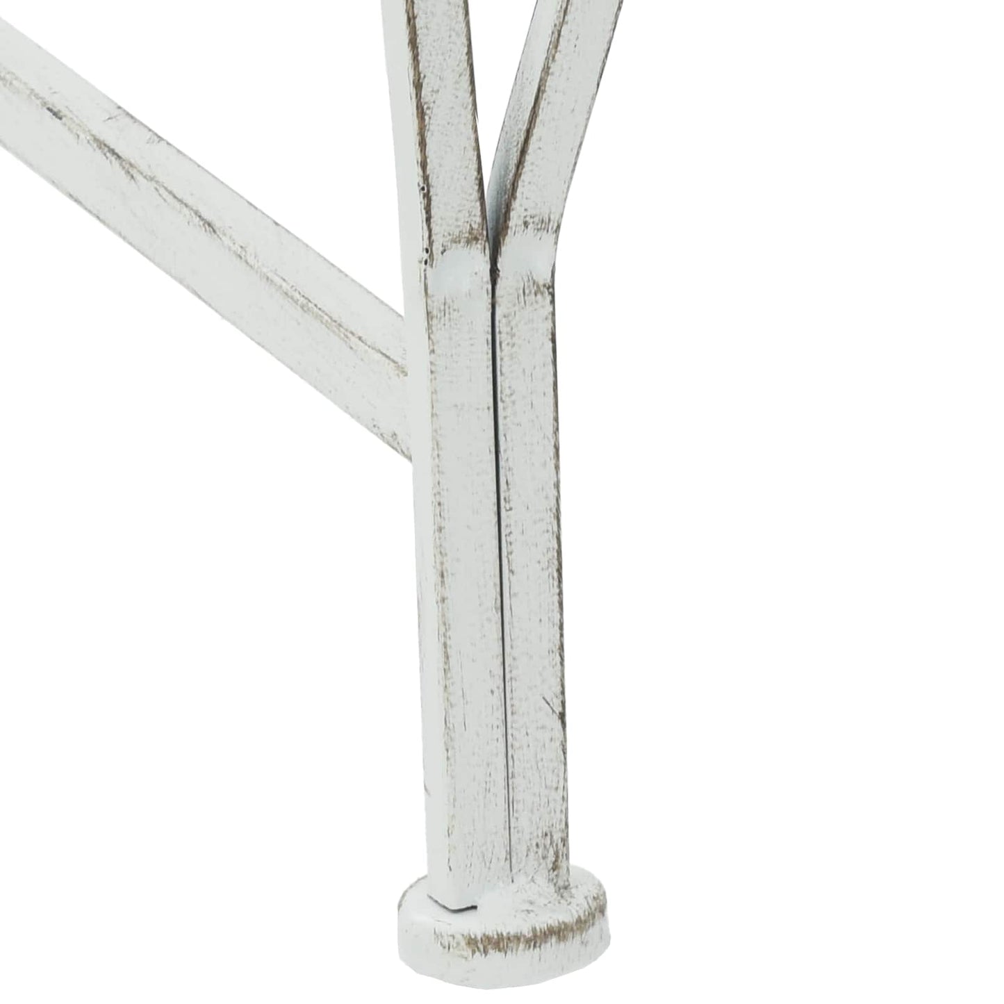 Trebens 4-Antall seter 160 x 80 x 89 cm Stål Antikk hvit