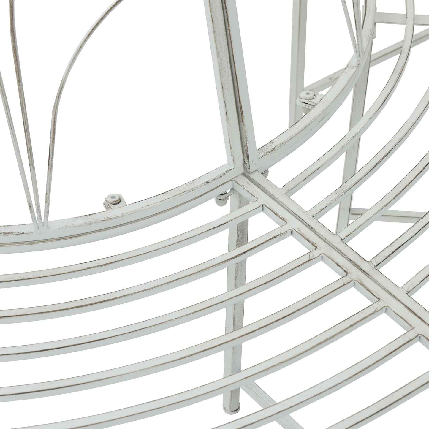 Trebens 4-Antall seter 160 x 80 x 89 cm Stål Antikk hvit