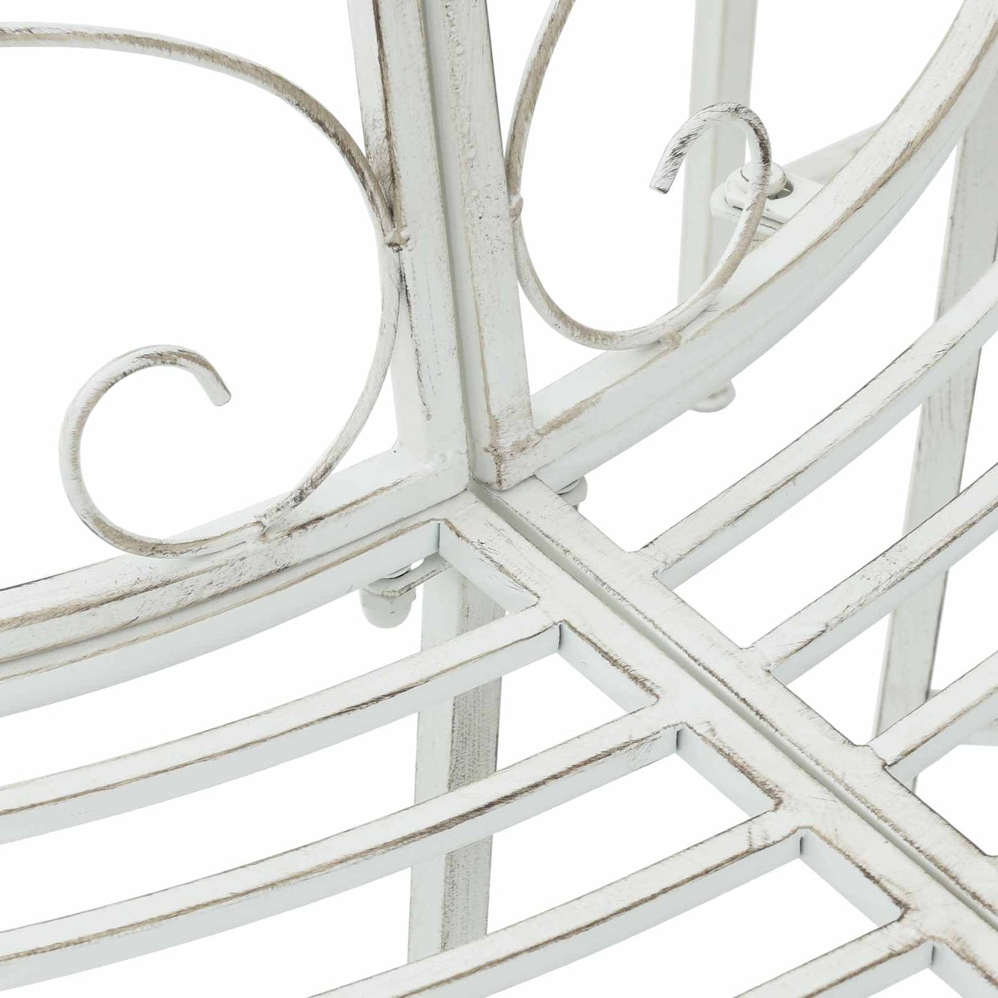 Trebens 4-Antall seter 160 x 80 x 89 cm Stål Antikk hvit