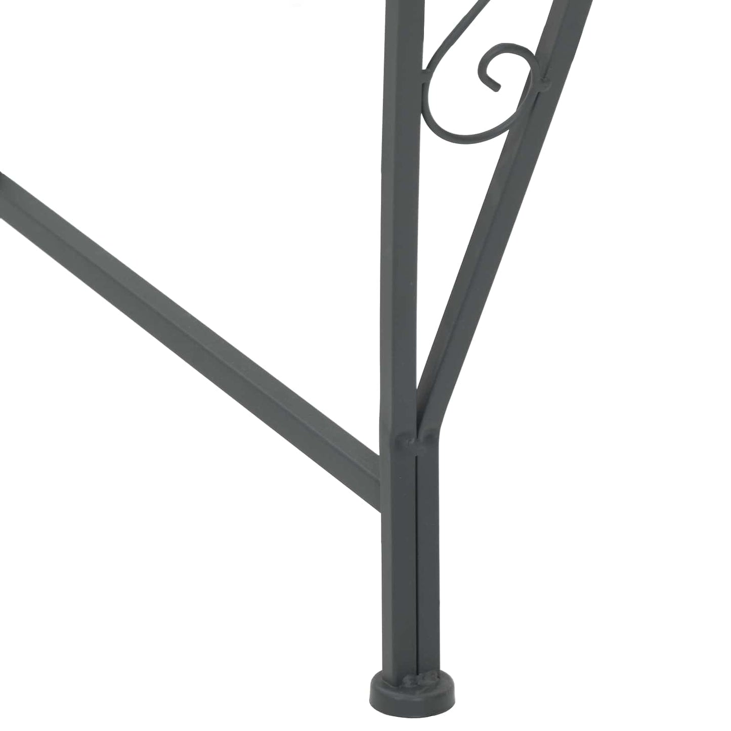 Trebens 8-Antall seter Ø 160 x 89 cm Stål Sølvgrå Rund