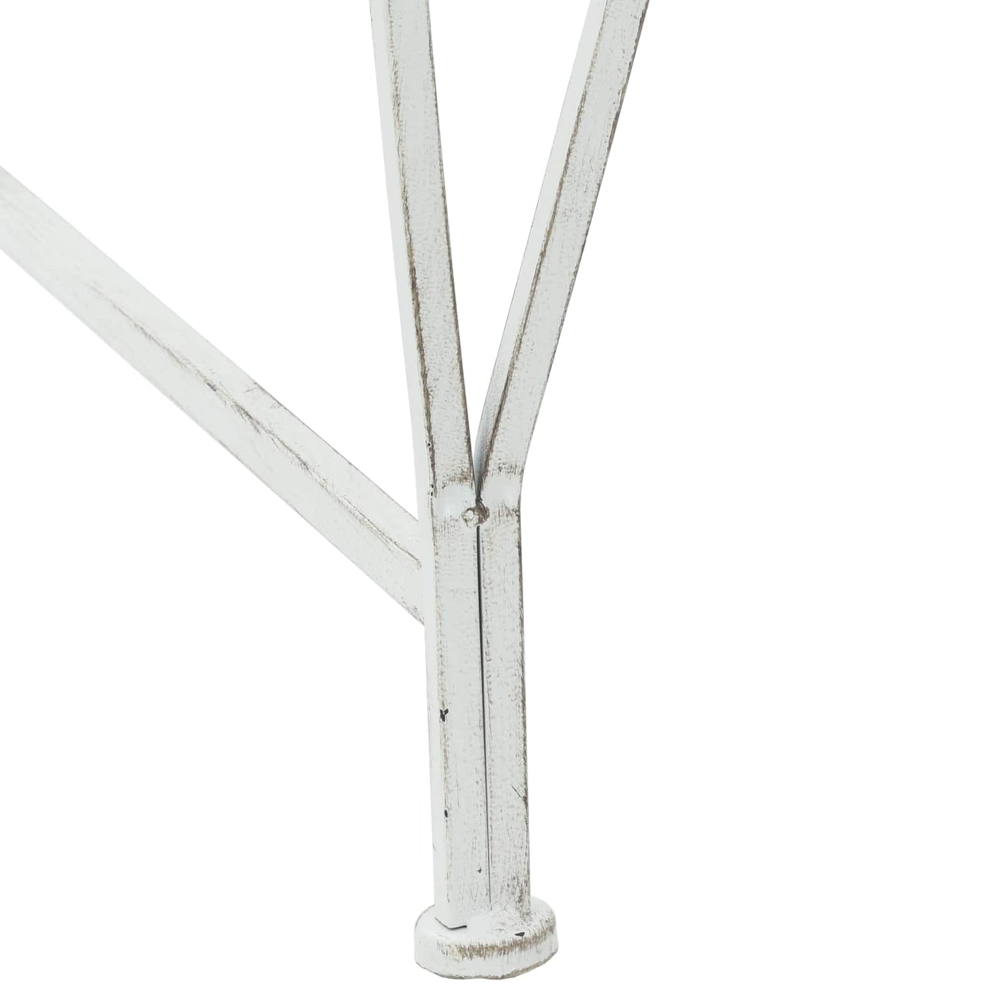 Trebens 4-Antall seter 160 x 80 x 89 cm Stål Antikk hvit