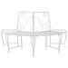 Trebens 4-Antall seter 160 x 80 x 89 cm Stål Antikk hvit