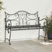 Hagebenk 2-Antall seter 114 x 56,5 x 90 cm Stål Sølvgrå