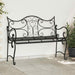 Hagebenk 2-Antall seter 114 x 56,5 x 90 cm Stål Svart