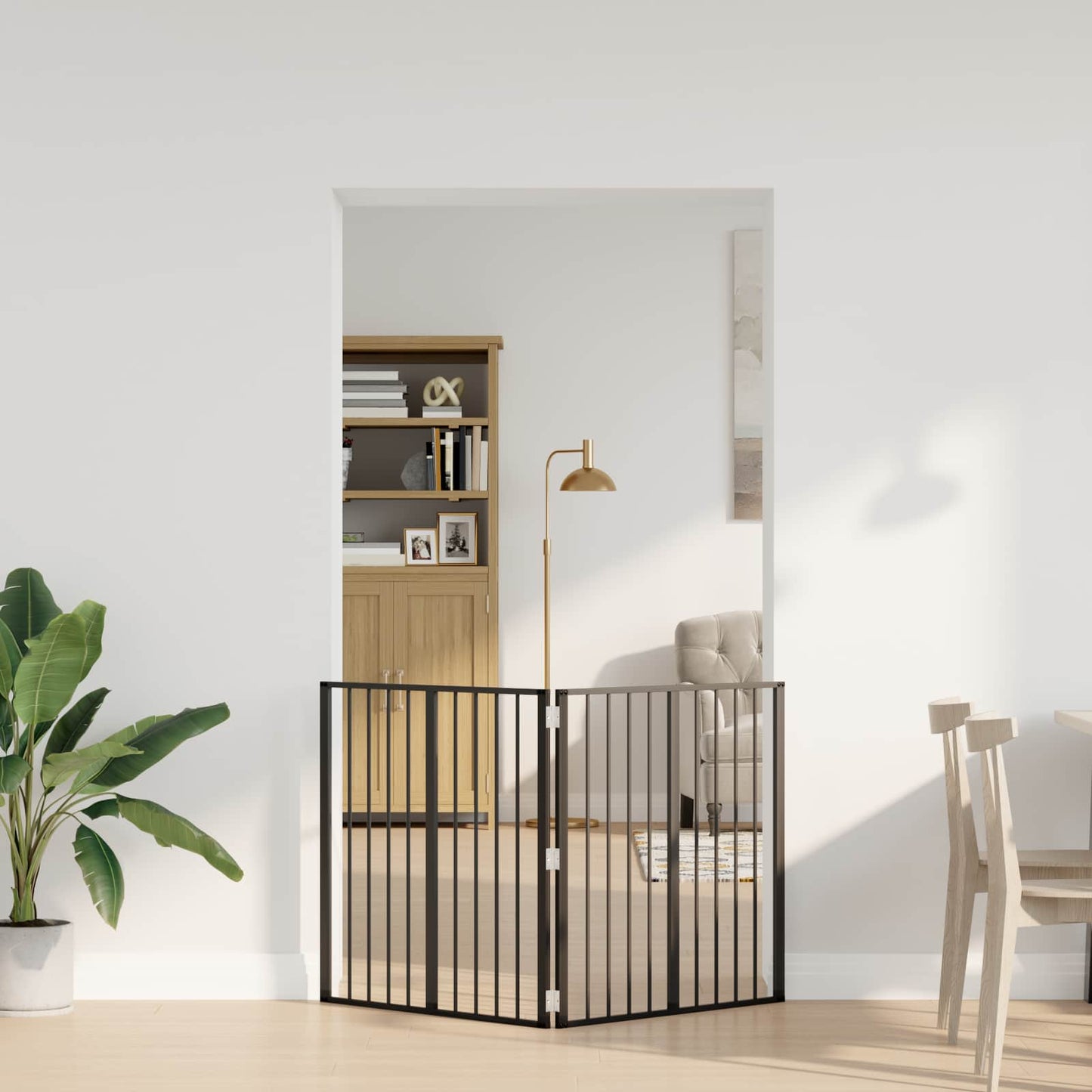 Hundeluke 2 pcs Svart 80 x 80 cm Galvanisert Stål