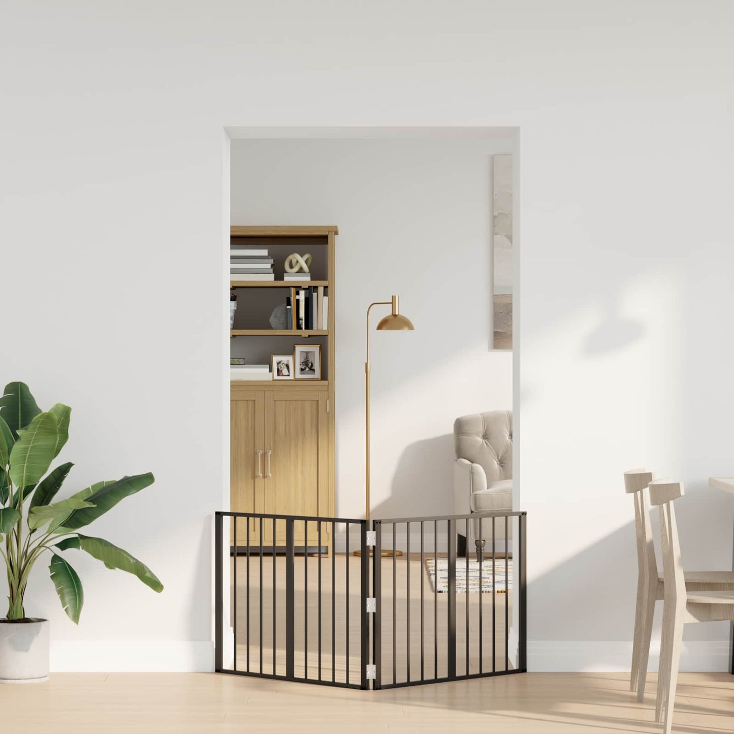 Hundeluke 2 pcs Svart 80 x 60 cm Galvanisert Stål