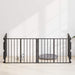 Hundeluke 4 pcs Svart 80 x 60 cm Galvanisert Stål