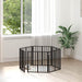 Hundeluke 6 pcs Svart 60 x 60 cm Galvanisert Stål