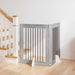 Foldbar hundegitter med stativer 2 pcs Grå sonoma 160,5 cm