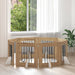 Foldbar hundegitter med stativer 8 pcs Artisan eik 60 cm