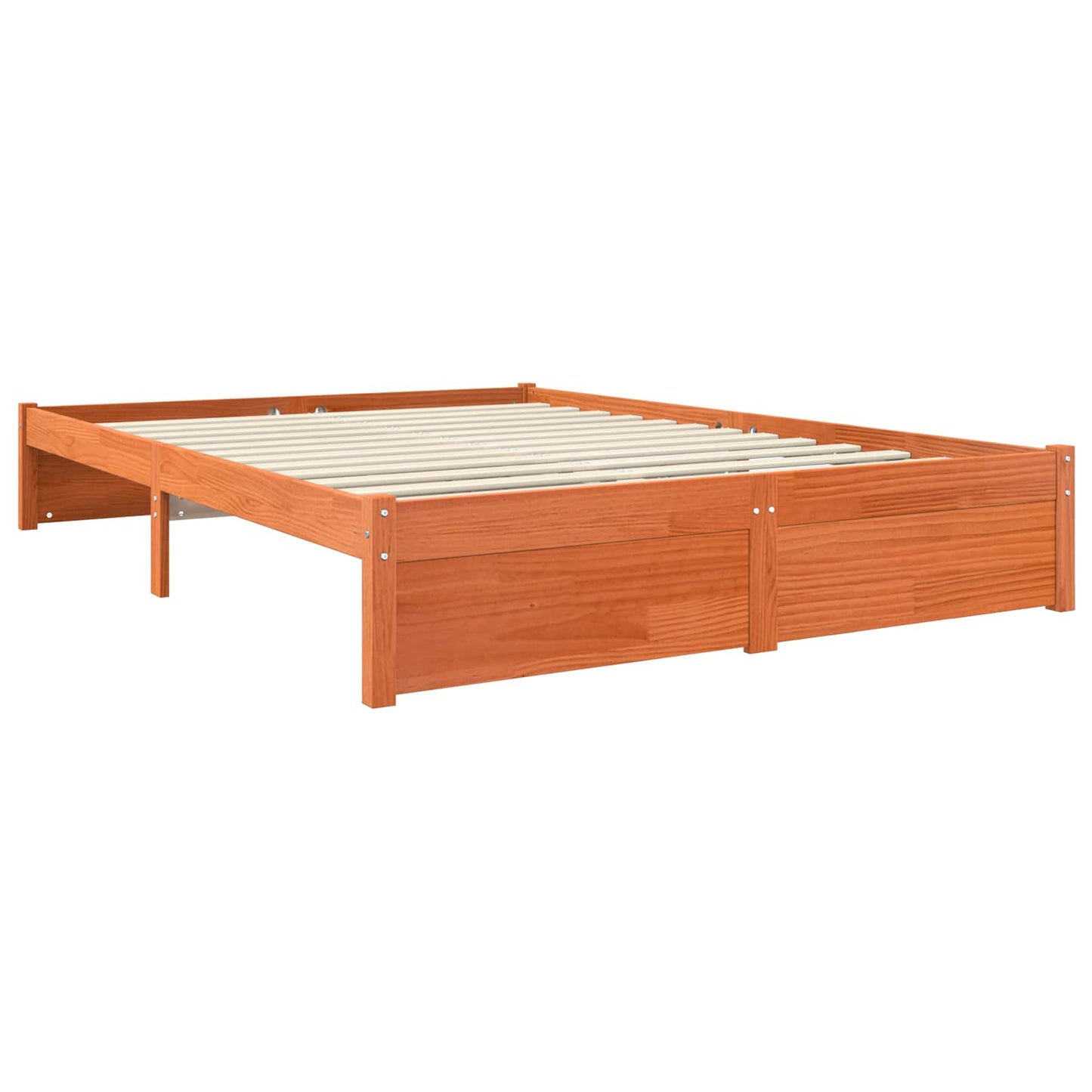 Sengestamme Vokset Brun 150 x 200 cm Massiv furu