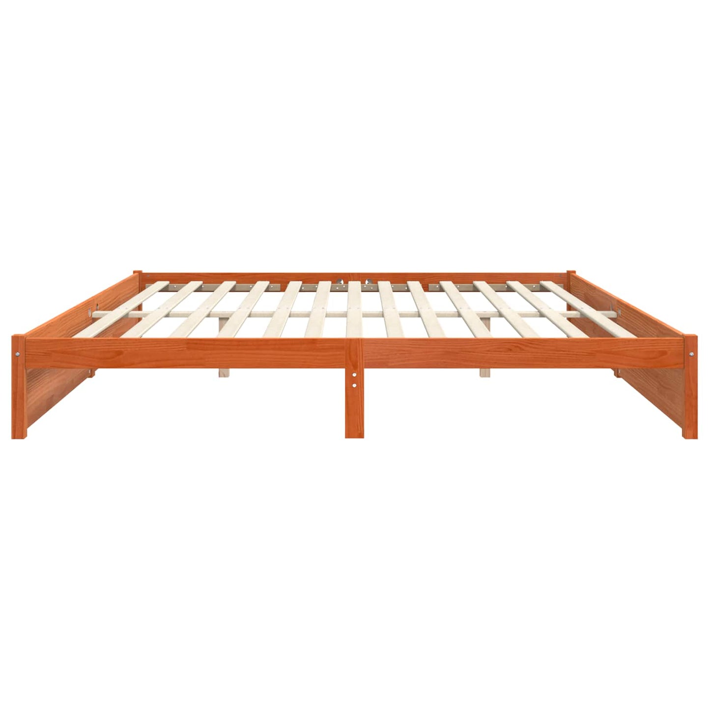 Sengestamme Vokset Brun 200 x 200 cm Massiv furu