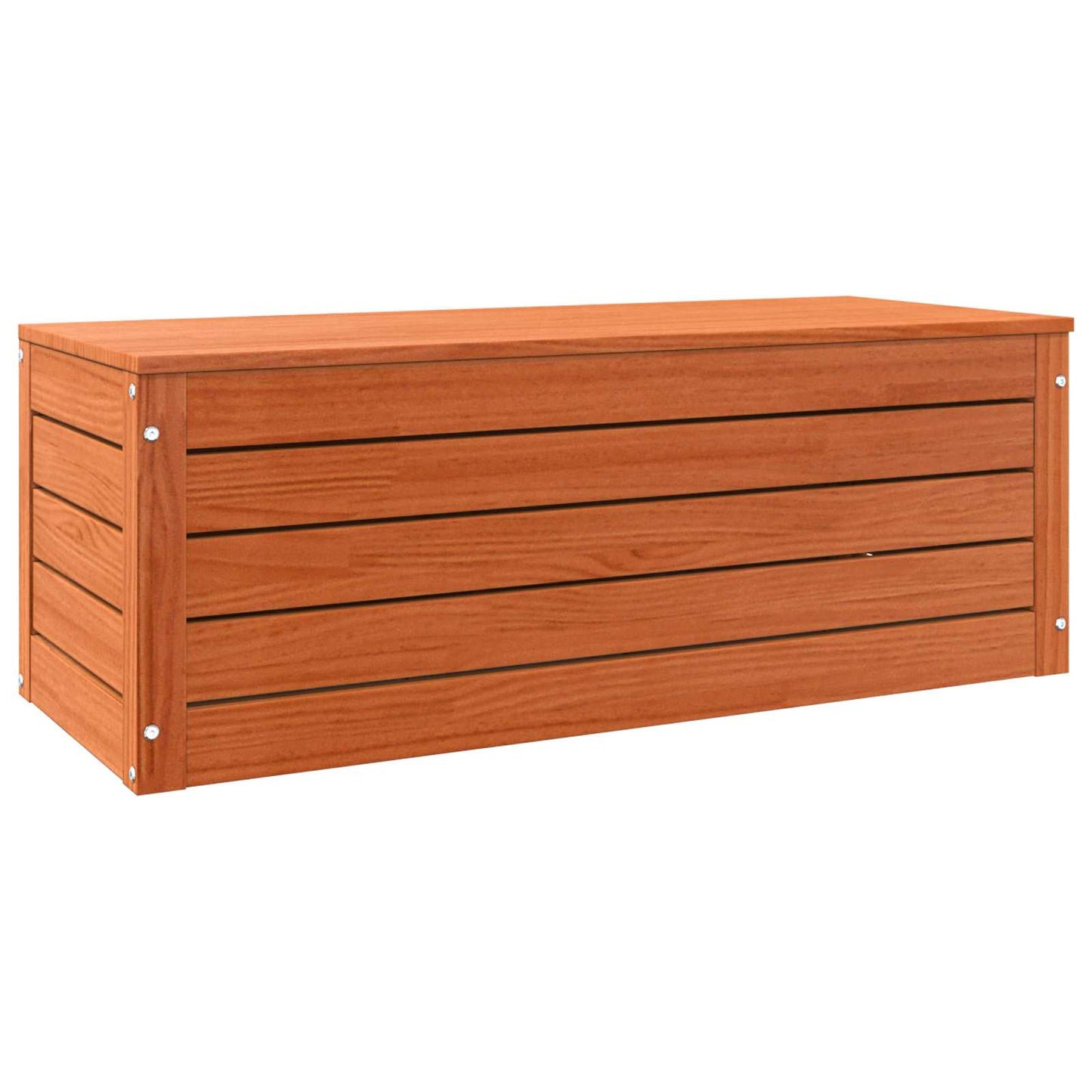 Lagringsboks med dør Vokset Brun 89 x 36,5 x 33 cm Massiv furu