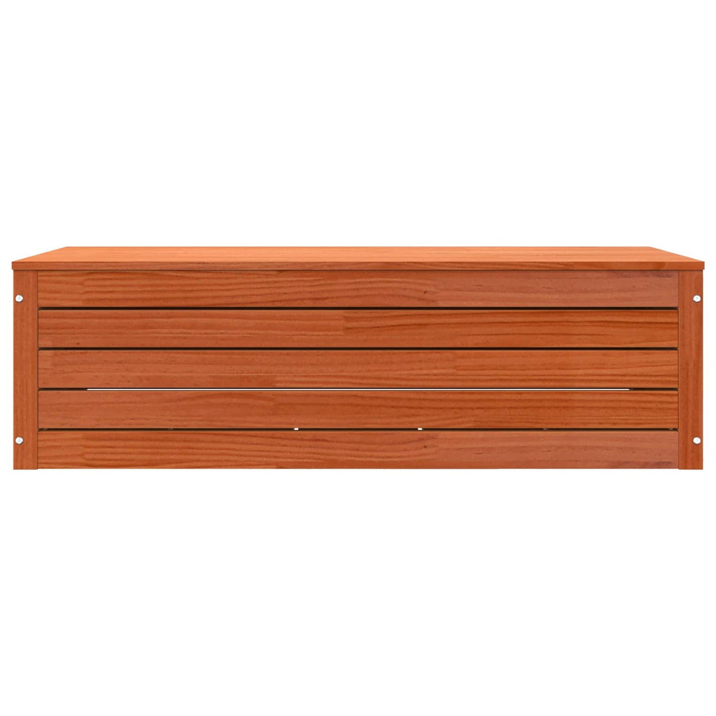 Lagringsboks med dør Vokset Brun 109 x 36,5 x 33 cm Massiv furu
