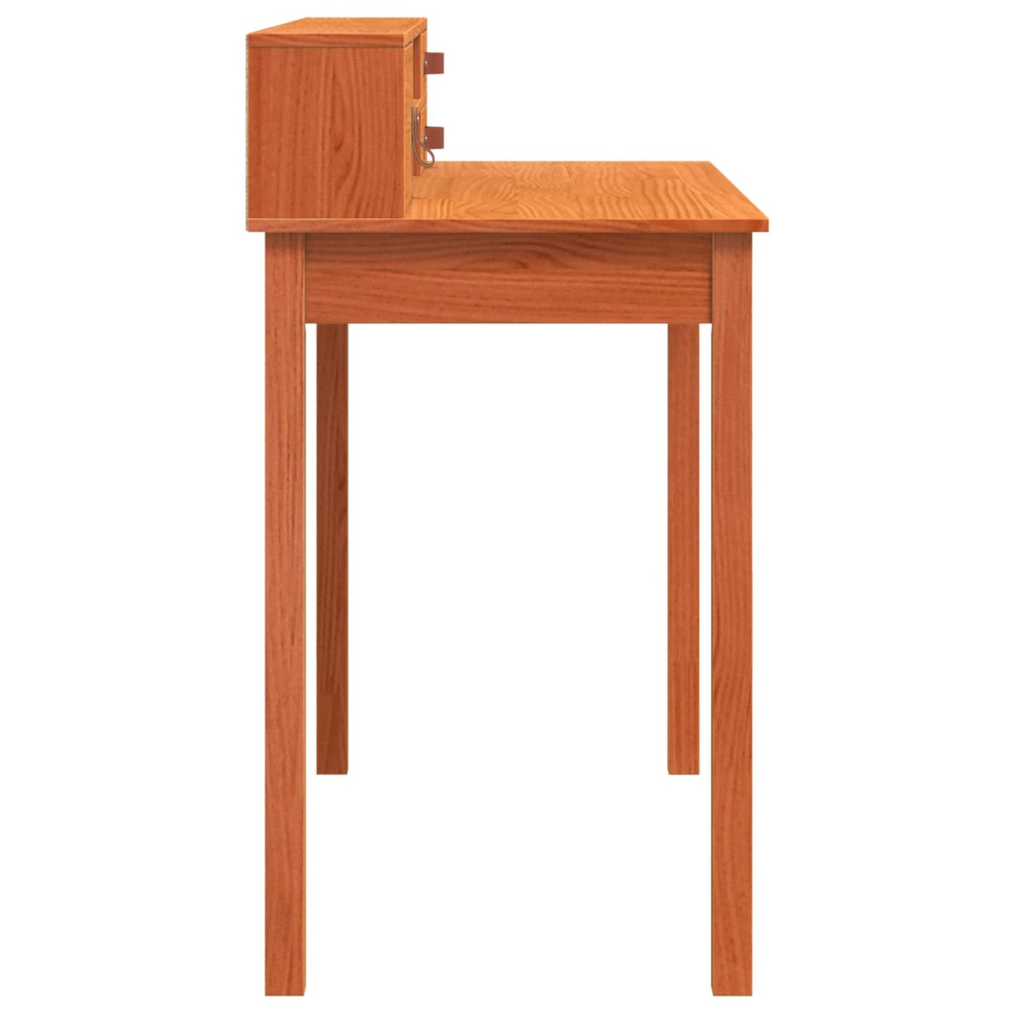 Skrivebord med skuff Vokset Brun 110 x 50 x 93 cm Massiv furu