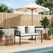 Utebenker 2 -Seater 116 x 56 x 75 cm polyrotting