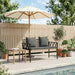 Utebenker 2 -Seater 116 x 56 x 75 cm polyrotting