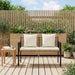 Utebenker 2 -Seater 116 x 56 x 75 cm polyrotting