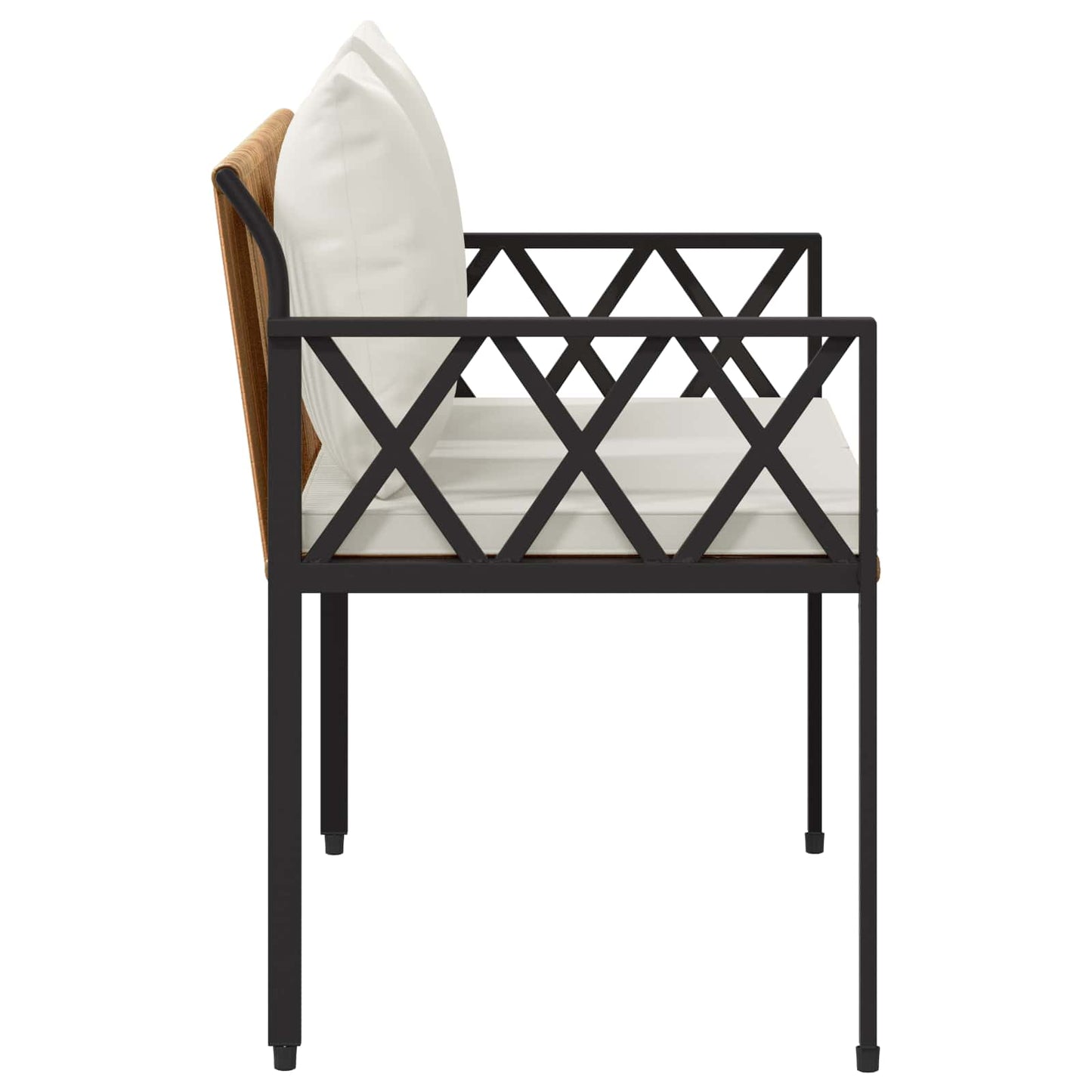 Utebenker 2 -Seater 116 x 56 x 75 cm polyrotting