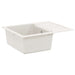 Vask Hvit 620 x 500 mm 80% kvarts og 20% harpiks