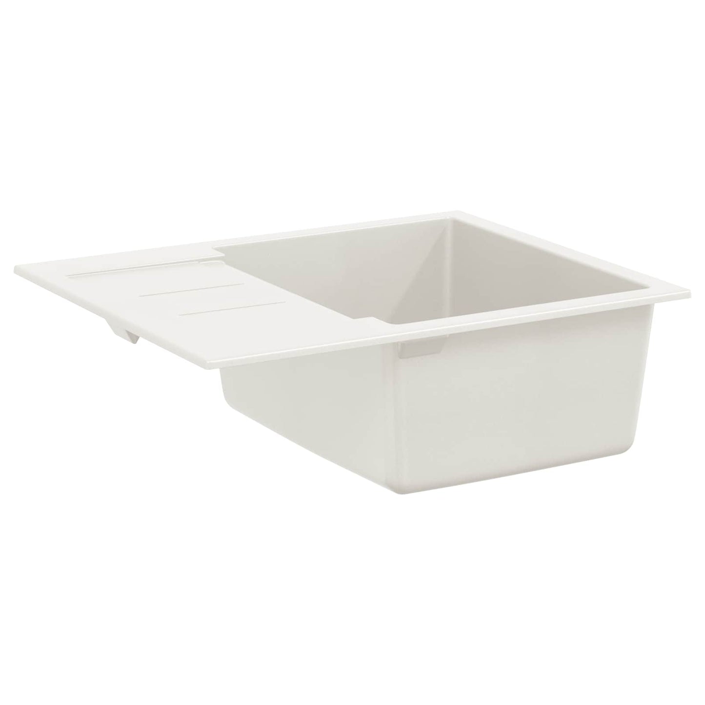 Vask Hvit 620 x 500 mm 80% kvarts og 20% harpiks