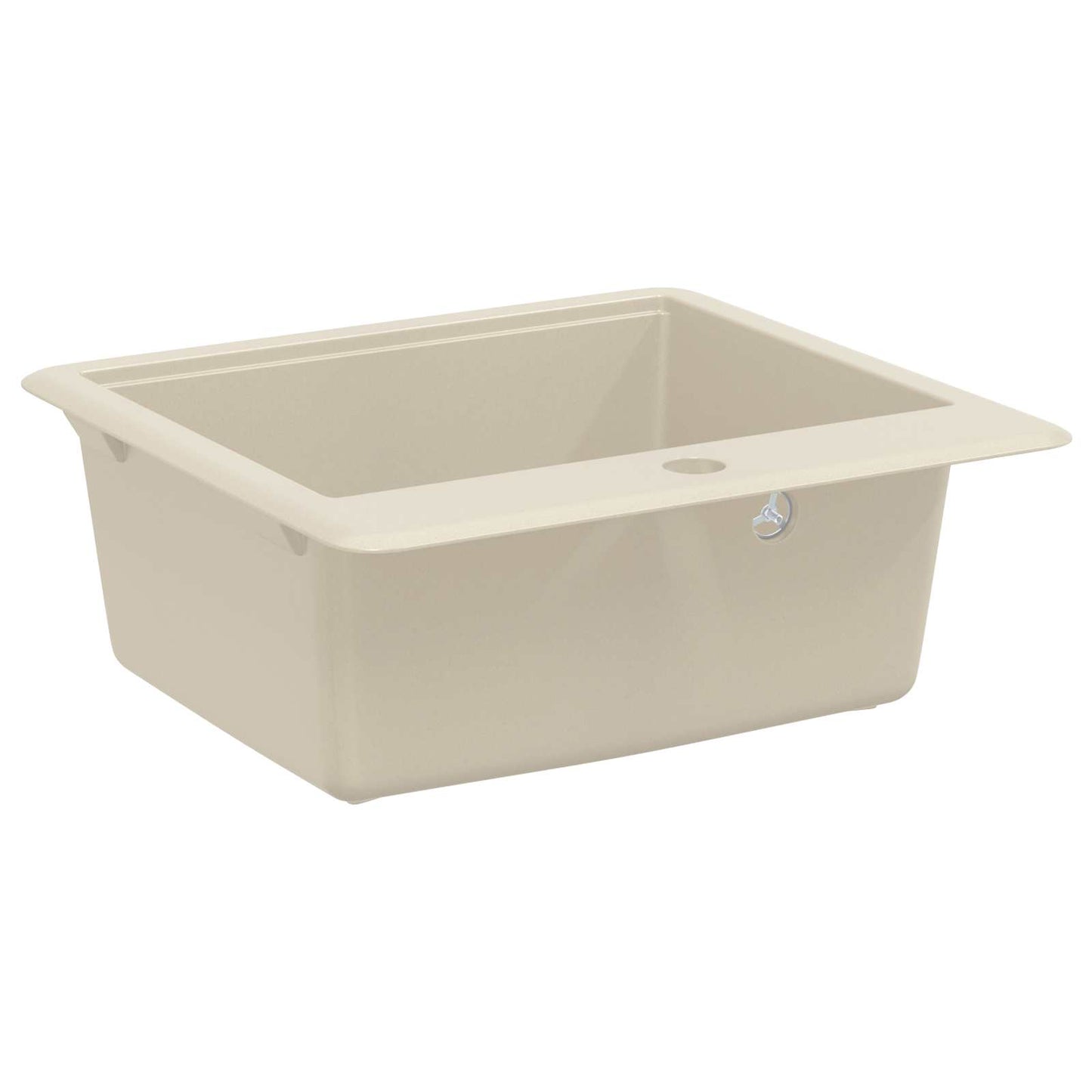 Vask Beige 470 x 440 mm Granitt
