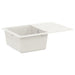 Vask Hvit 670 x 460 mm 80% kvarts og 20% harpiks