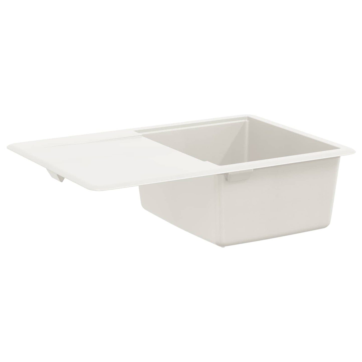 Vask Hvit 670 x 460 mm 80% kvarts og 20% harpiks