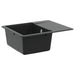 Vask Svart 560 x 460 mm 80% kvarts og 20% harpiks
