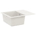 Vask Hvit 560 x 460 mm 80% kvarts og 20% harpiks