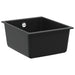 Vask Svart 370 x 460 mm 80% kvarts og 20% harpiks