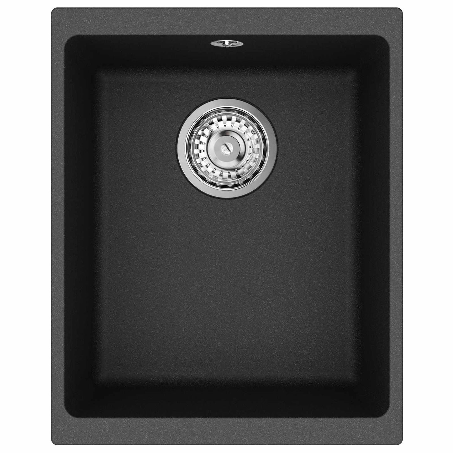 Vask Svart 370 x 460 mm 80% kvarts og 20% harpiks