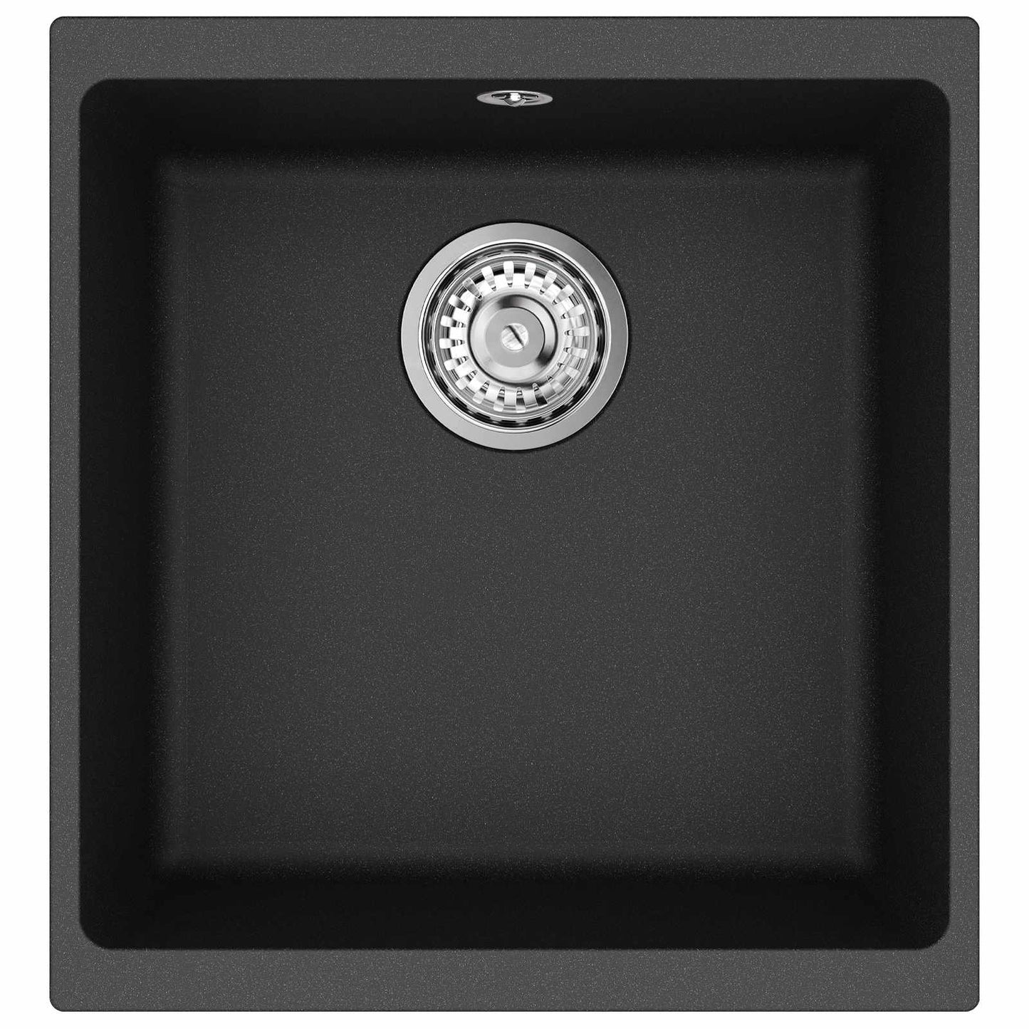 Vask Svart 430 x 460 mm 80% kvarts og 20% harpiks