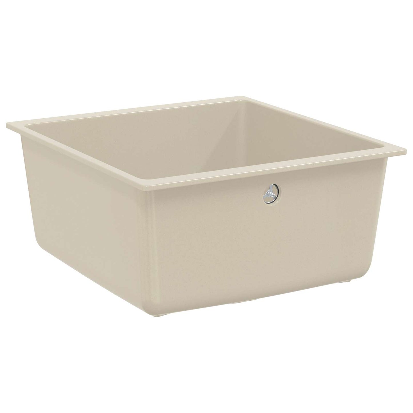 Vask Beige 430 x 460 mm 80% kvarts og 20% harpiks