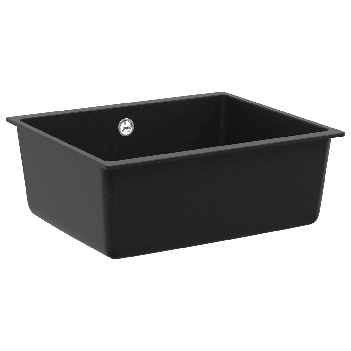 Vask Svart 530 x 460 mm 80% kvarts og 20% harpiks