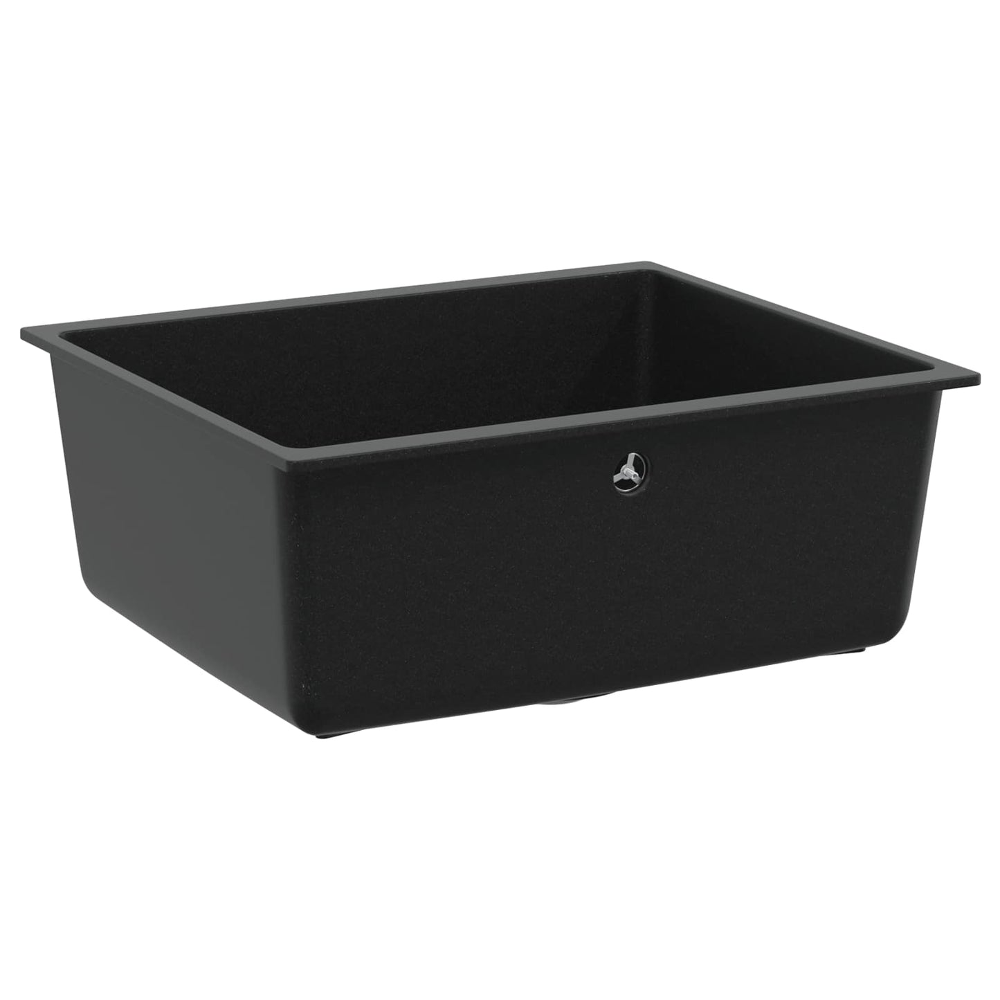 Vask Svart 530 x 460 mm 80% kvarts og 20% harpiks