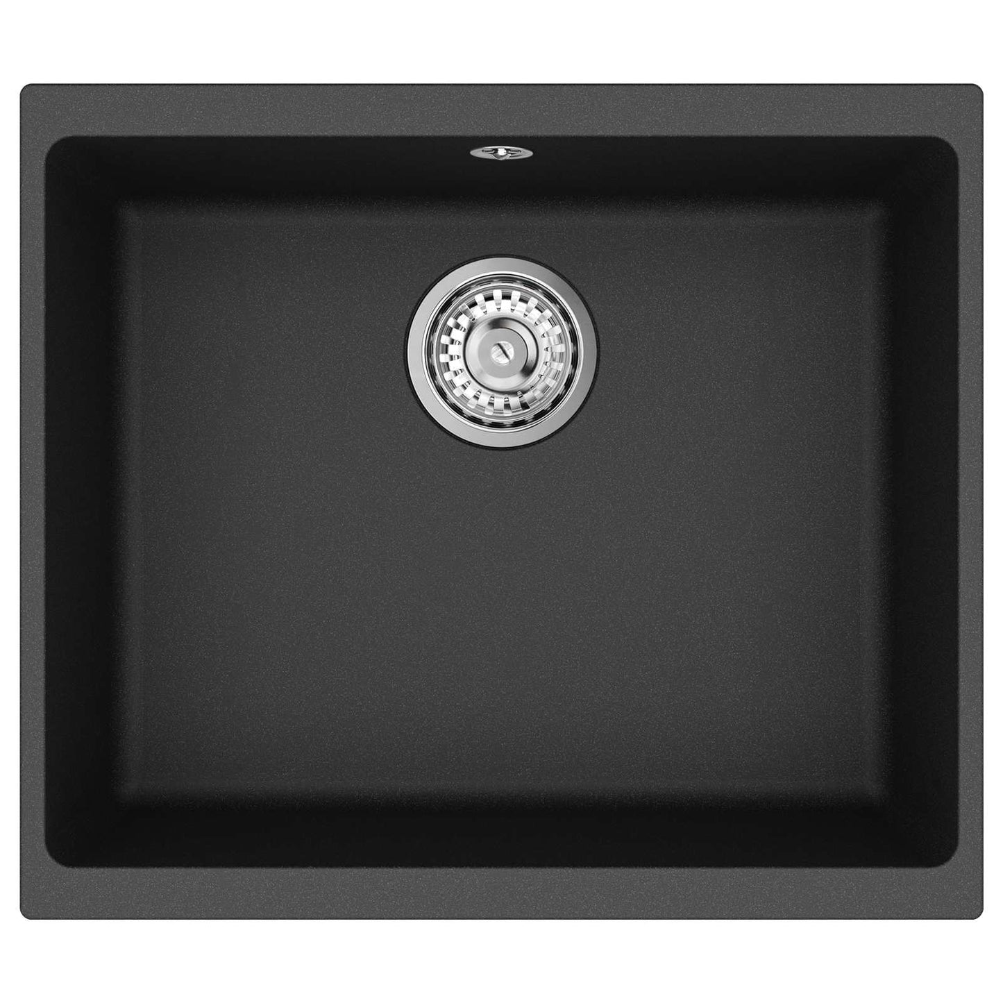Vask Svart 530 x 460 mm 80% kvarts og 20% harpiks